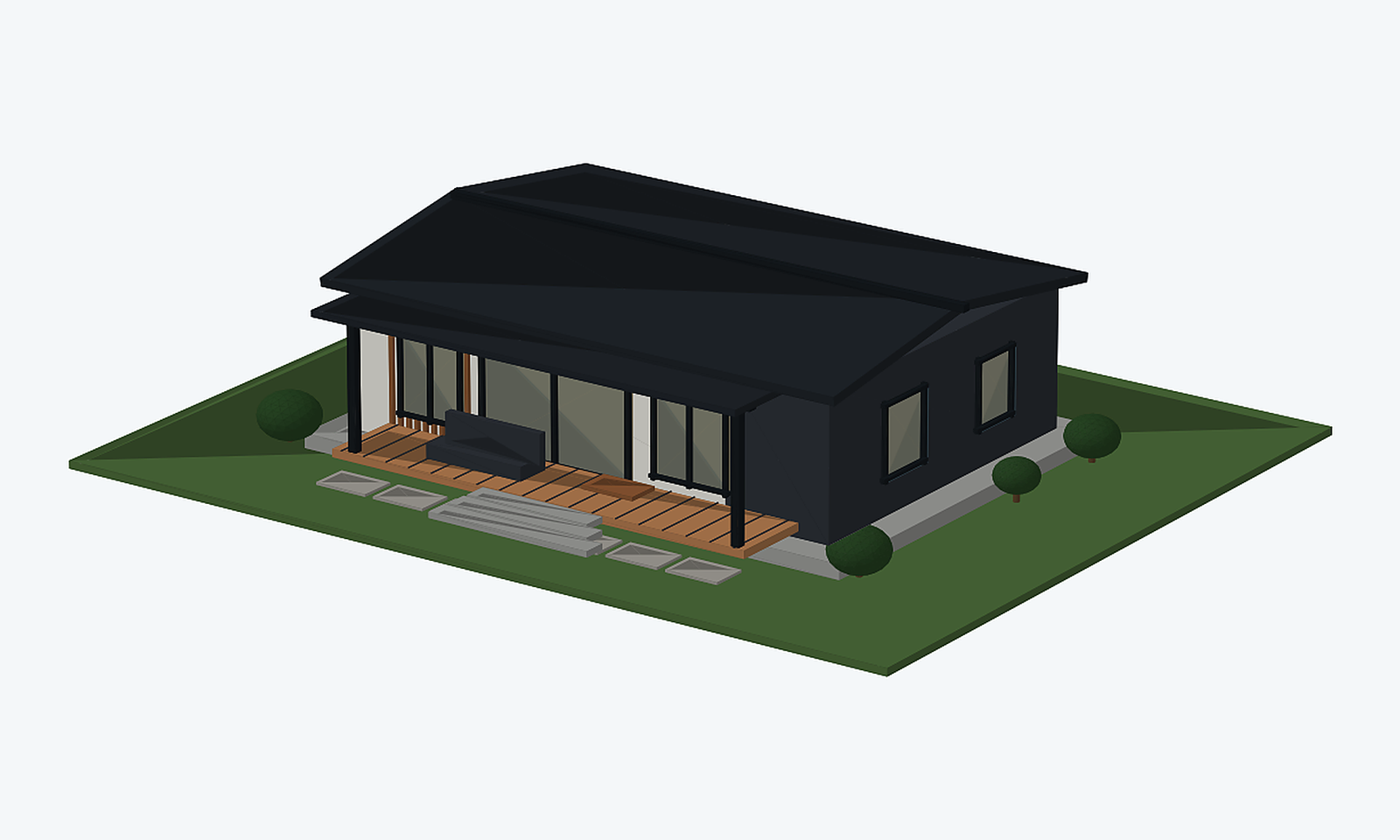 Prefabrik ev tasarım örneği 1